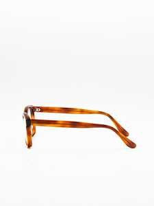 Moli@Limo Rectangular Optical Frames In Glossy Brown Finish