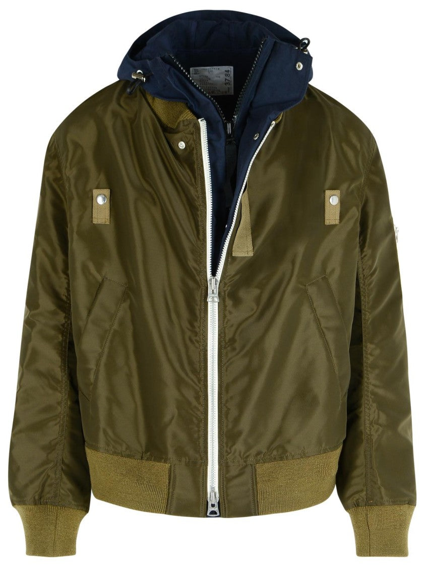 Sacai Green Nylon Jacket