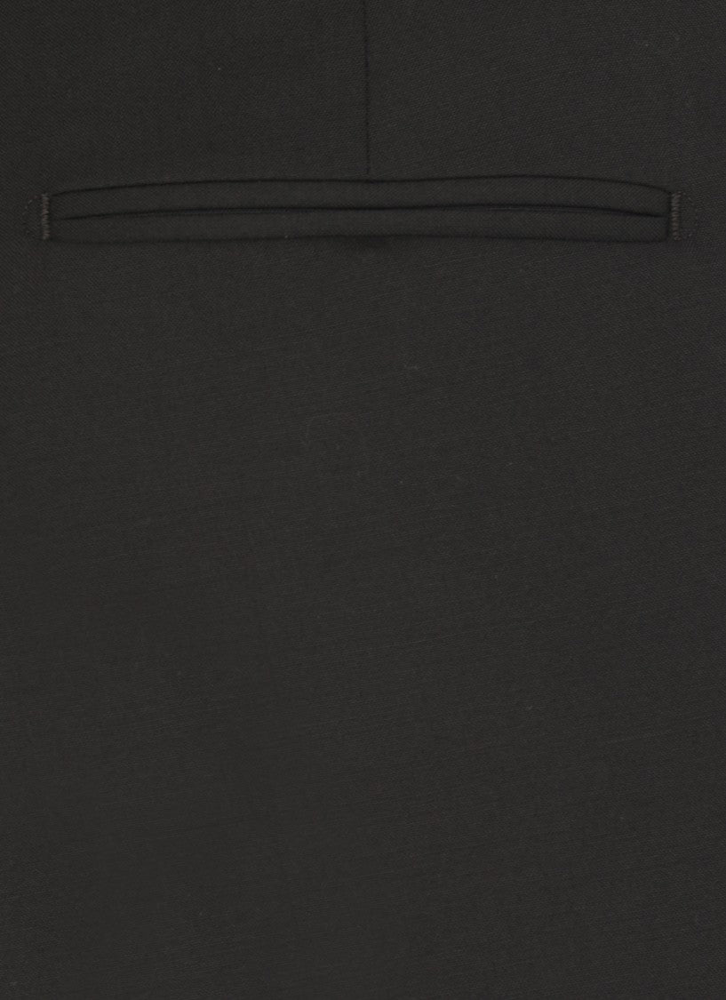 Lardini Black Wool Suit