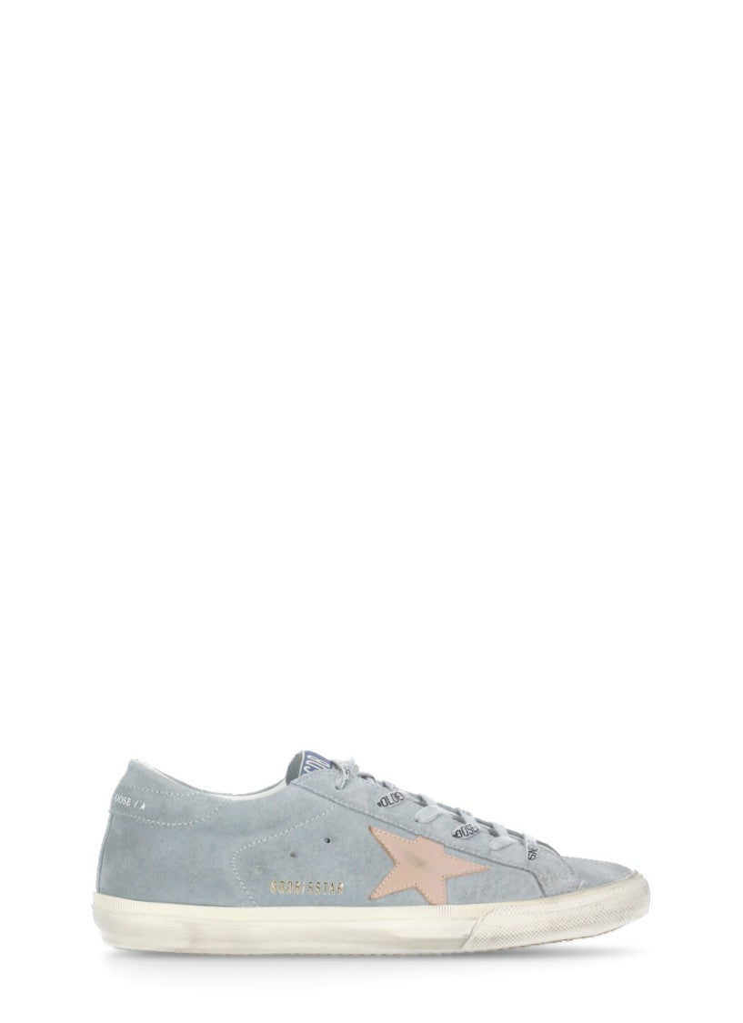Golden Goose Blue Super Star Sneakers