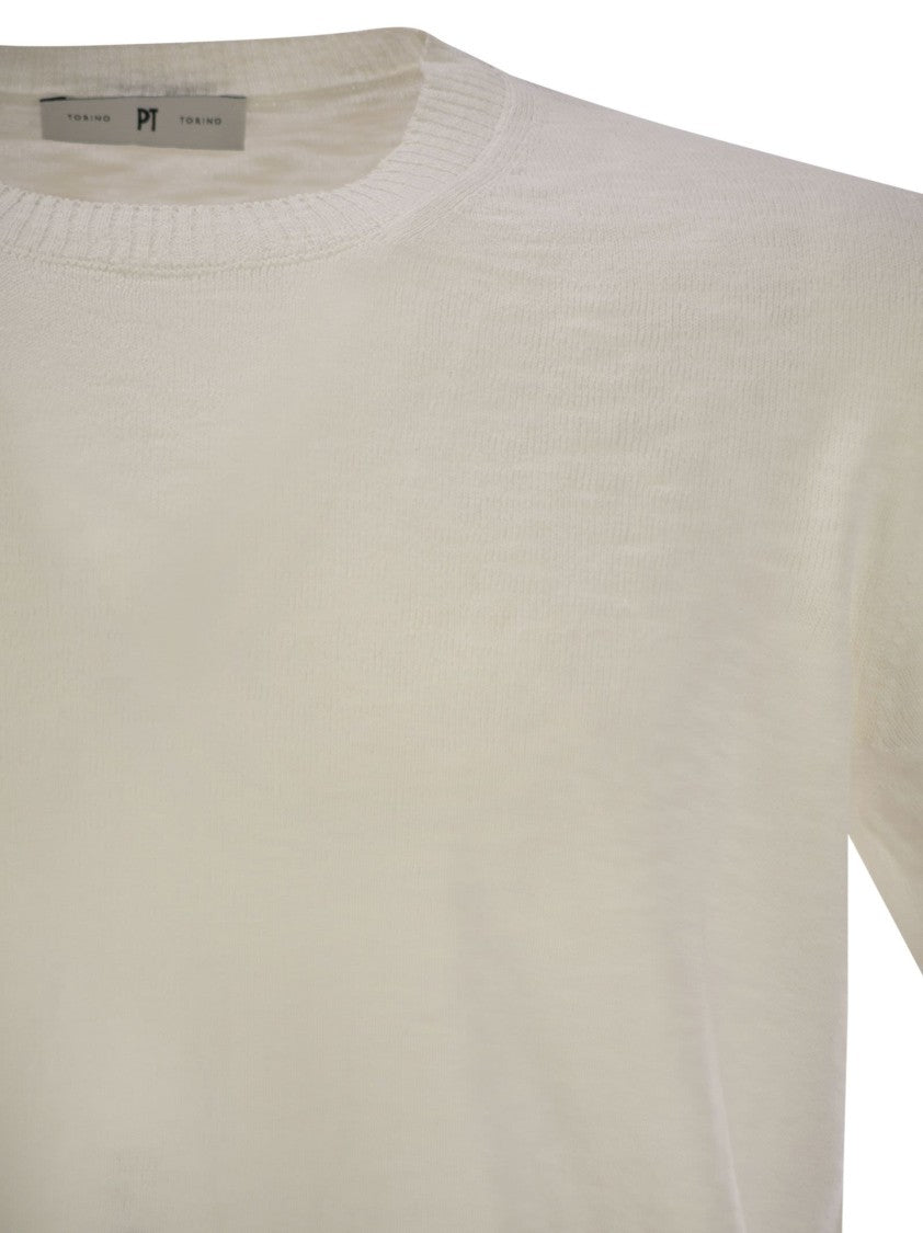 Pt Torino Crew-Neck Short-Sleeved Cotton Jersey