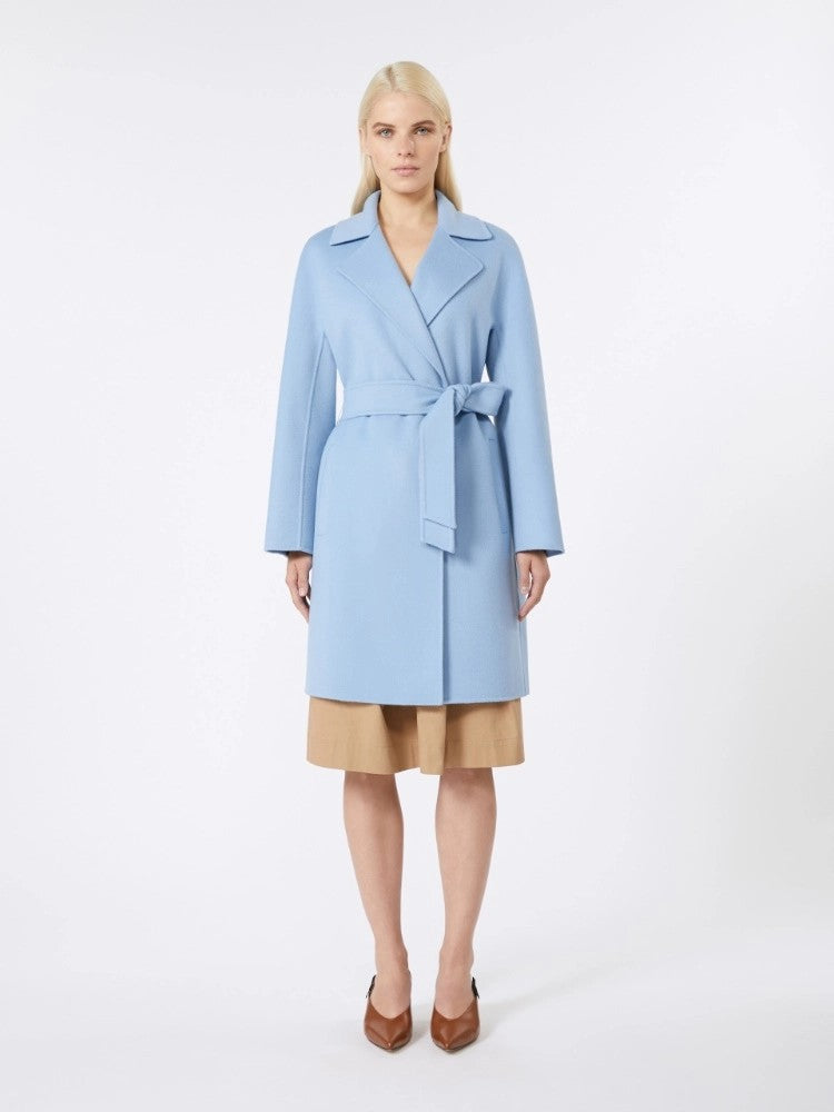 Max Mara Tailored Light Blue Ajaccio Coat