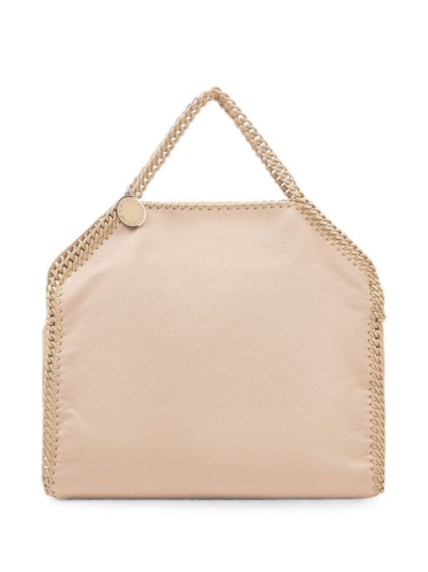 Stella Mccartney Structured Beige Bag With Braided Trim