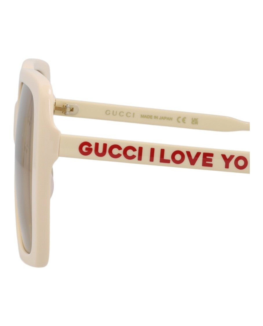 Gucci Square-Frame Recycled Acetate Sunglasses