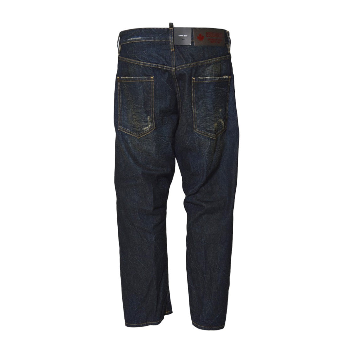 Dsquared2 Straight-Leg Denim Jeans With Distressed Detailing