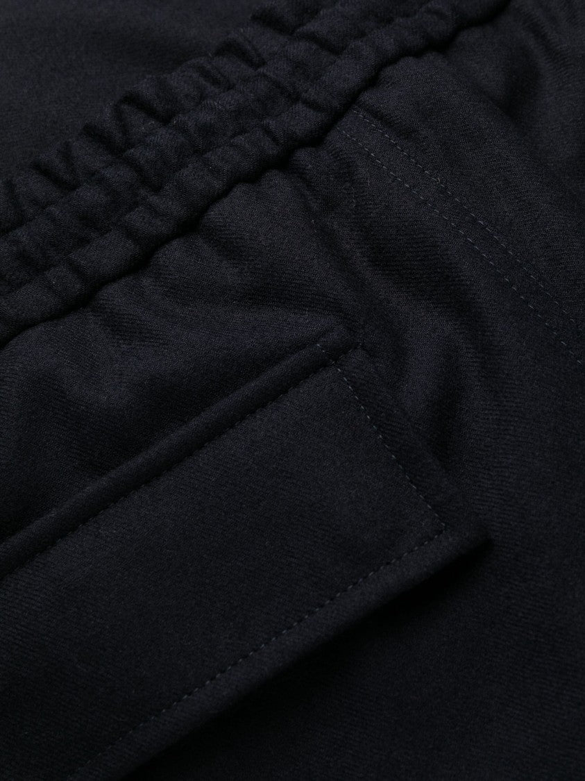 Etro Blue Relaxed-Fit Trousers With Elastic Waistband