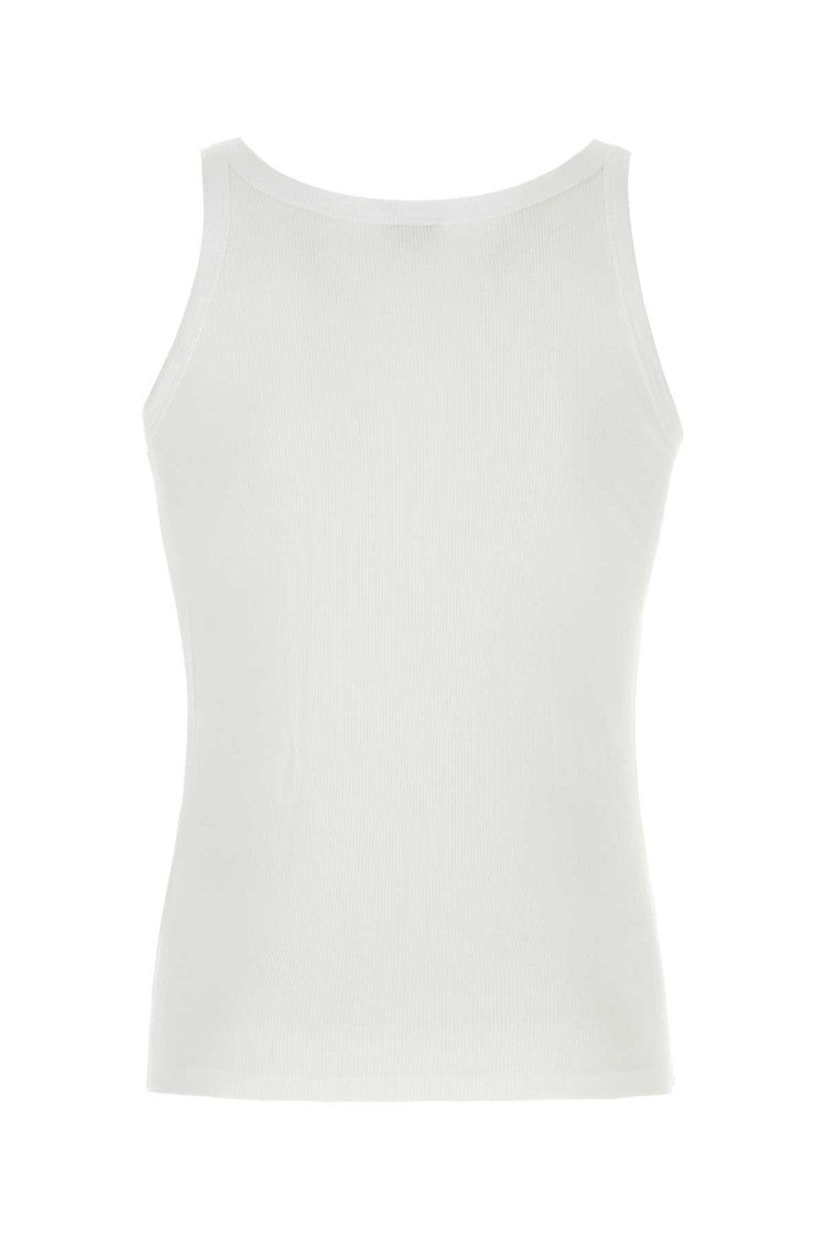 Dolce & Gabbana White Cotton Marcello Tank Top