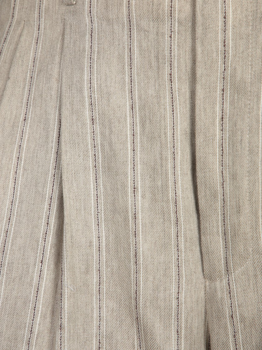 Tagliatore Knee-Length Beige Bermudas