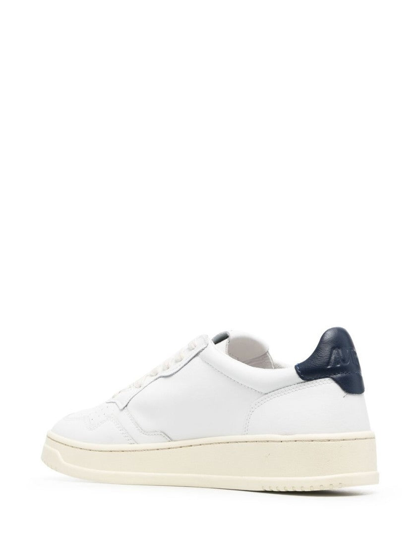 Autry Low-Top Smooth Leather Sneakers With Perforated Detailing
