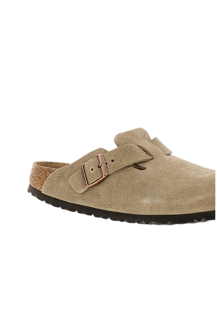 Birkenstock Suede Slip-On Shoes With Anatomical Footbed And Adjustable Strap