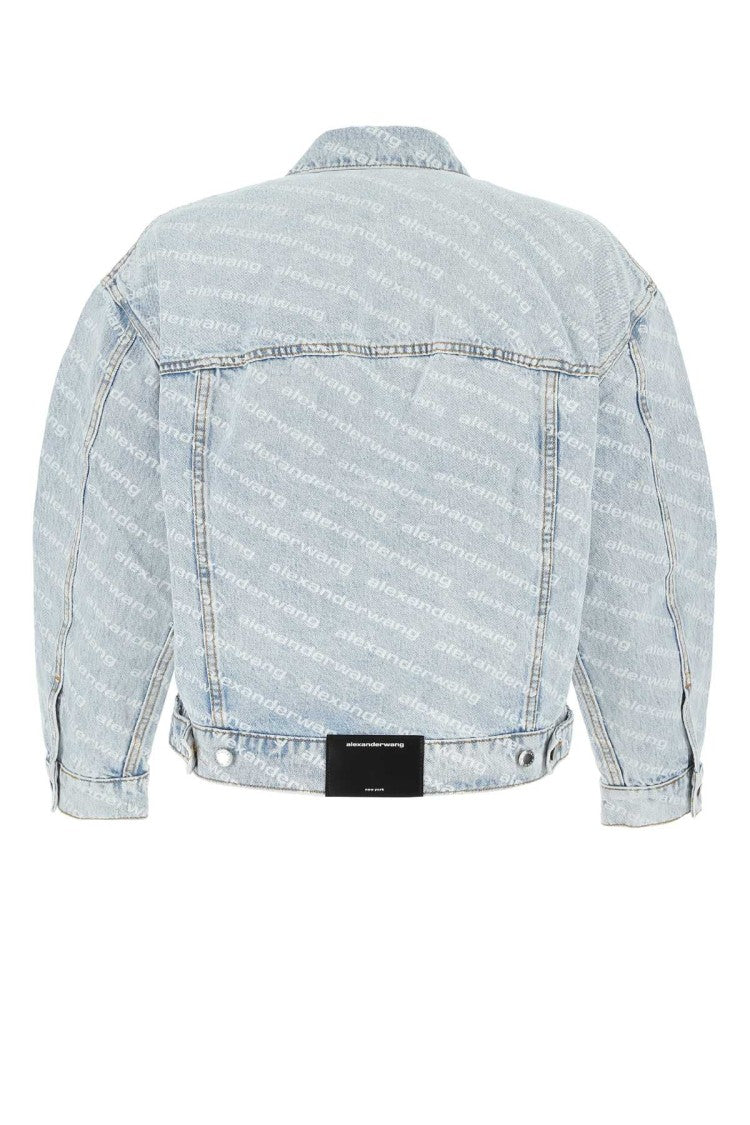 Alexander Wang Printed Denim Jacket