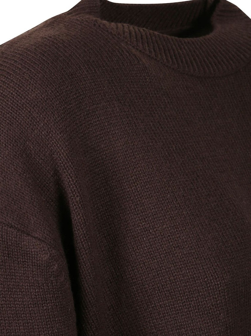 The Frankie Shop Relaxed Fit Merino Wool-Cashmere Sweater