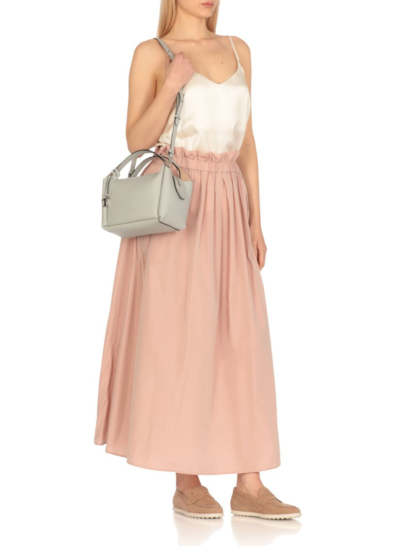 Tod's Light Blue Leather Hand Bag