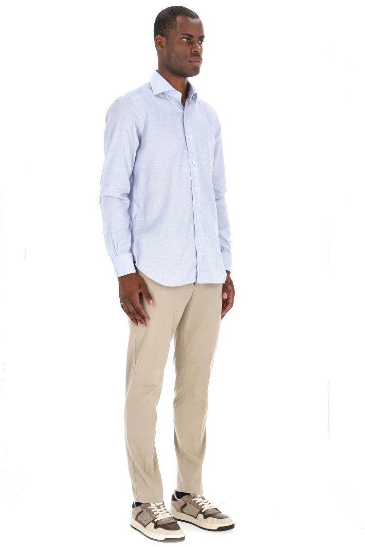 Barba Culto Line Woven Cotton Shirt