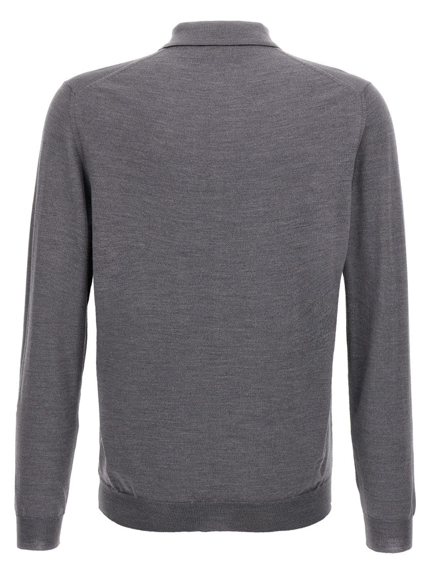 Zanone Virgin Wool Polo Shirt