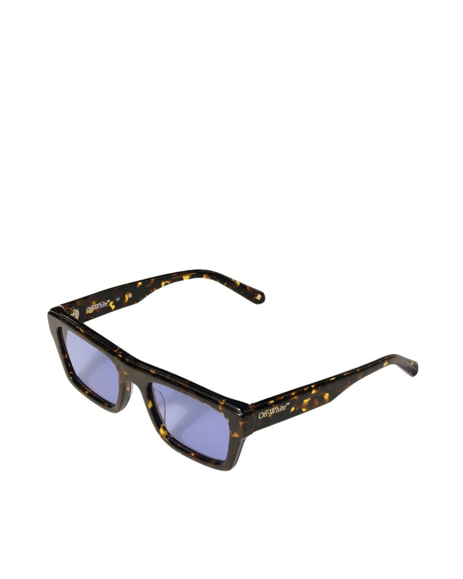 Off-White Havana Flint Acetate Square Sunglasses