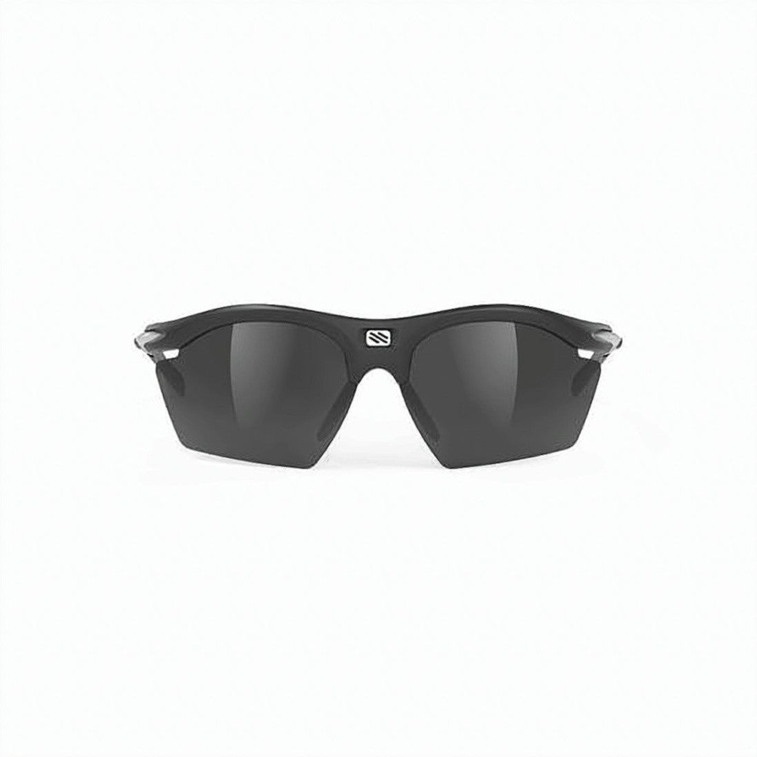 Rudy Project Wraparound Black Sunglasses With Semi-Rimless Frame