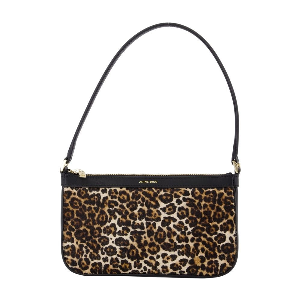 Anine Bing Mini Elly Shoulder Bag - Leather - Black