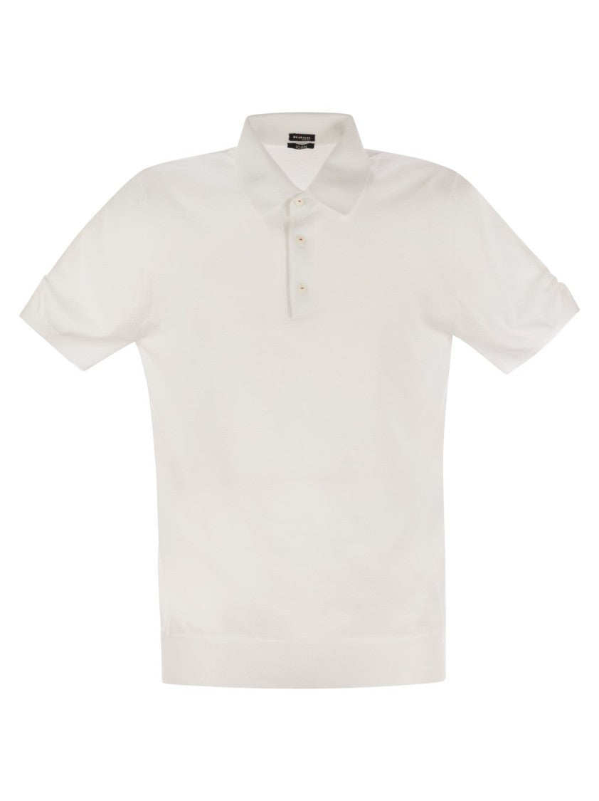 Kiton Short-Sleeved Polo Shirt In Cotton