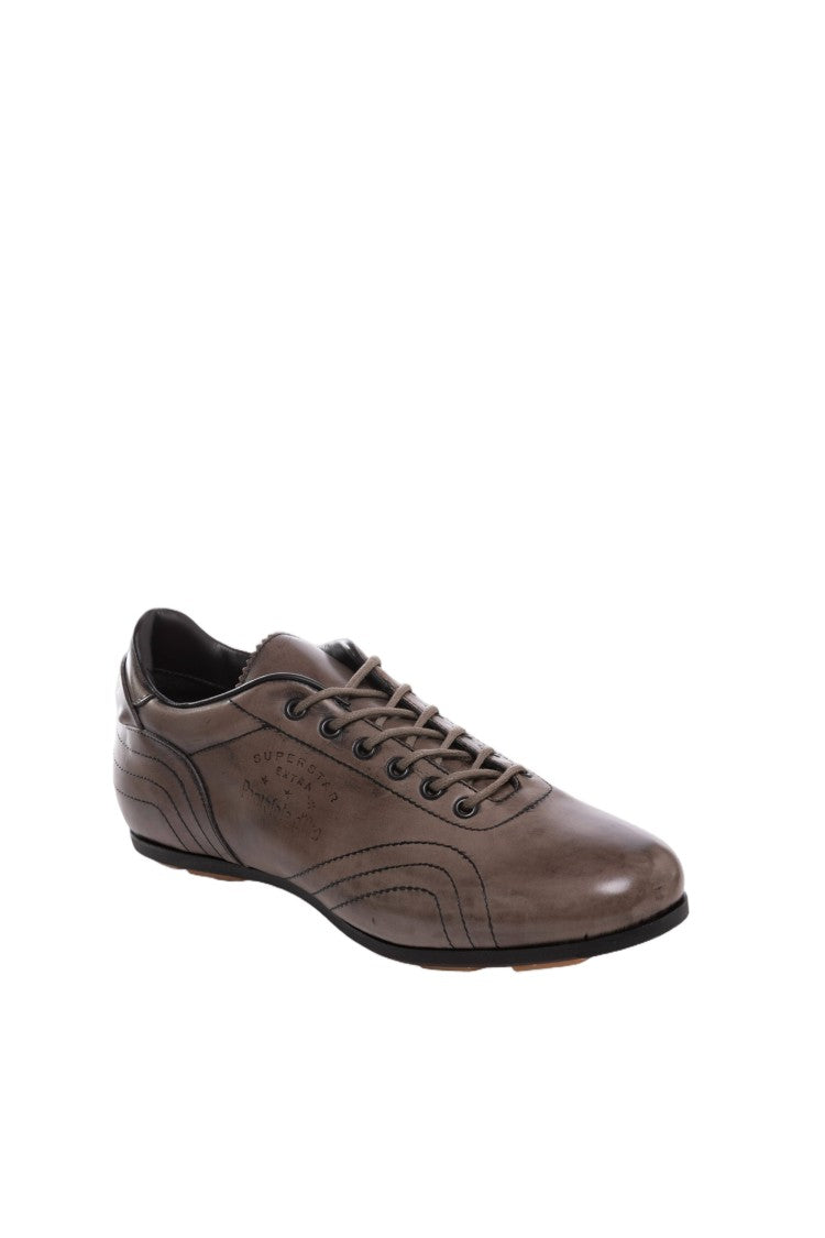 Pantofola D'oro White Italian Leather Support Cupsole Sneakers