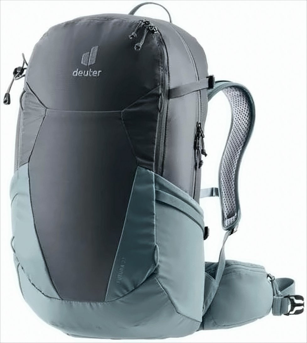 Deuter Two-Tone Ventilated Deuter Backpack With Multiple Compartments