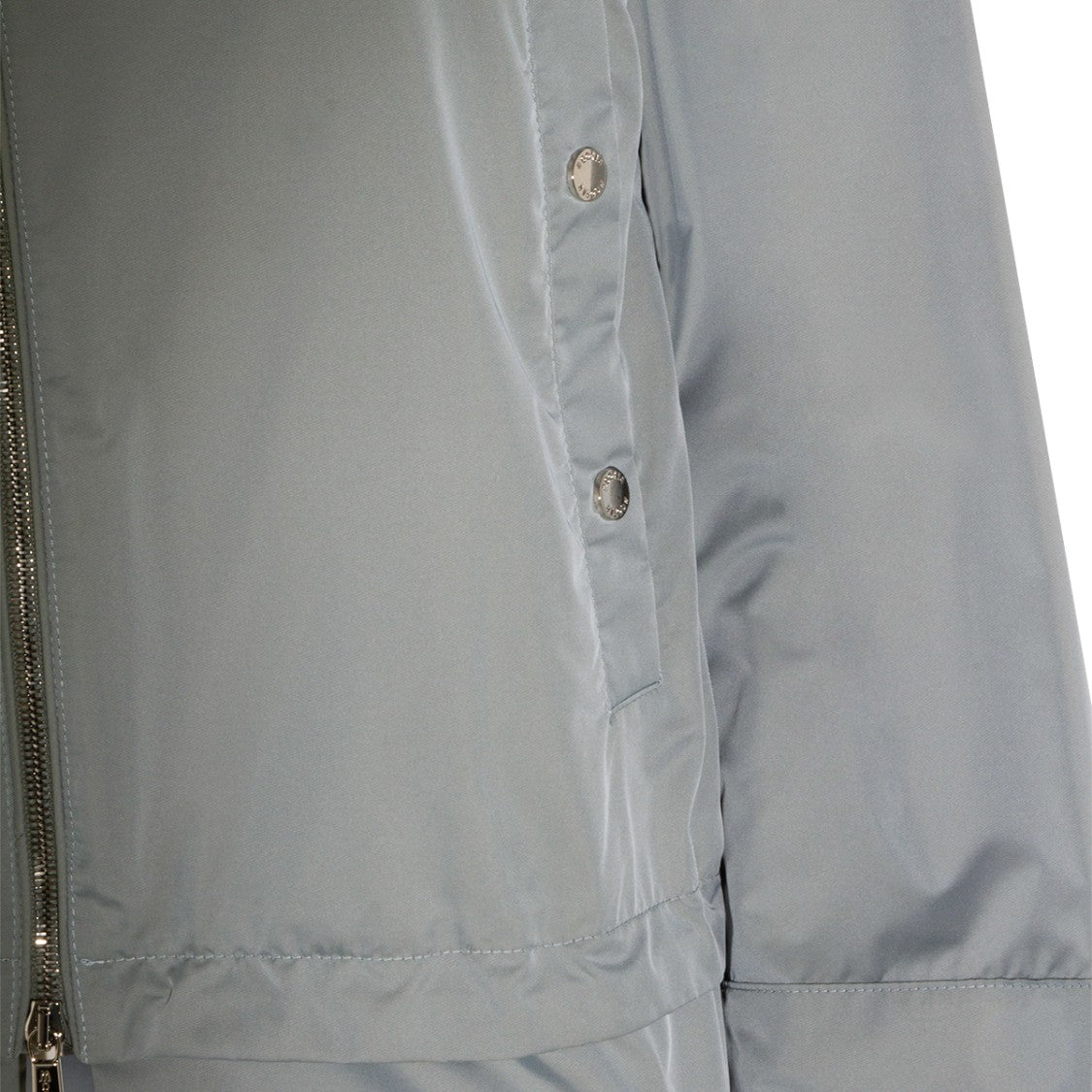 Moorer Grey Zip Casual Jacket
