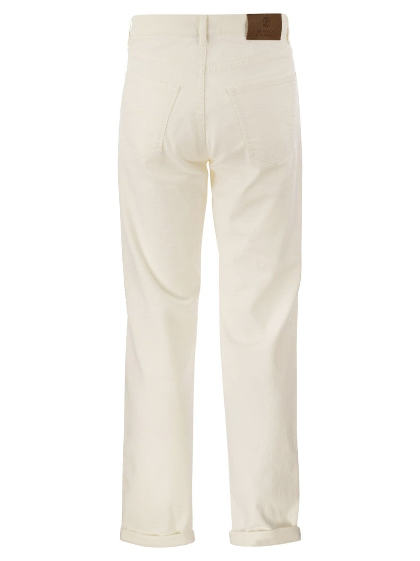 Brunello Cucinelli Five-Pocket Traditional Fit Trousers