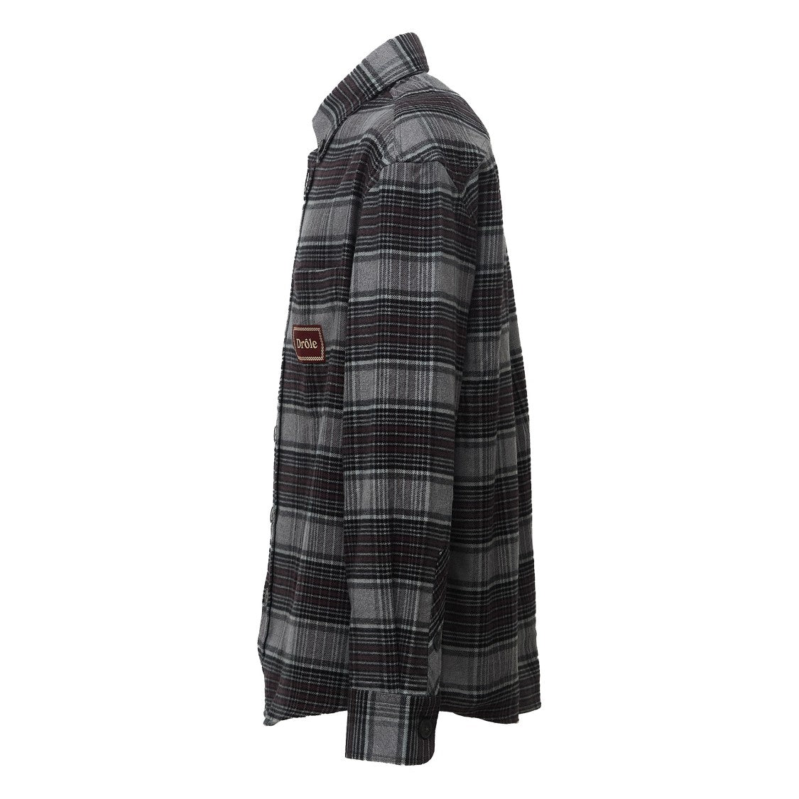 Drôle De Monsieur Boxy Checked Flannel Shirt