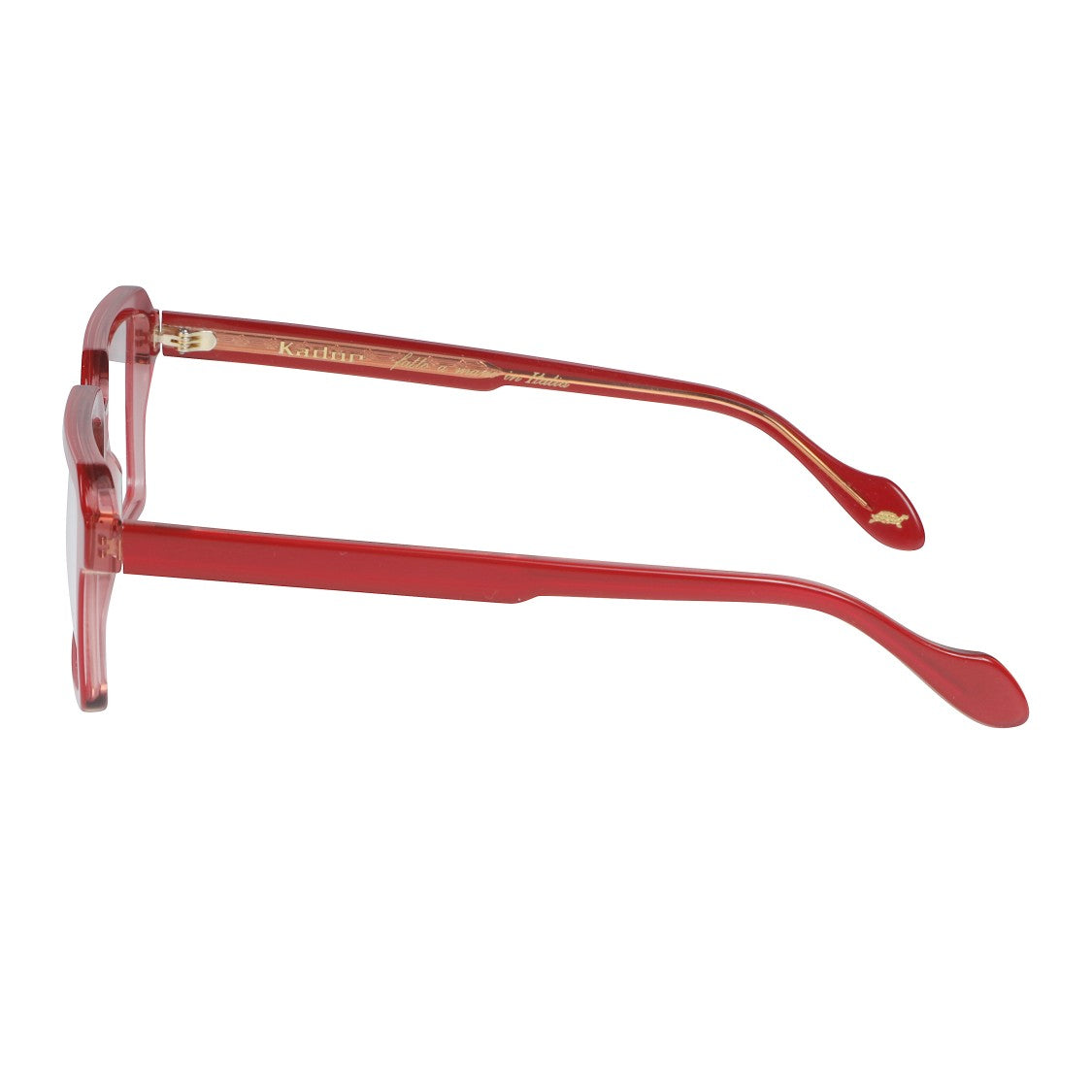 Kador Disko Light Geometric Square Frame Eyeglasses With Angular Bridge