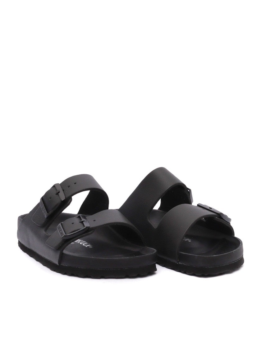 Birkenstock Black Arizona Natural Leather Slide Sandal