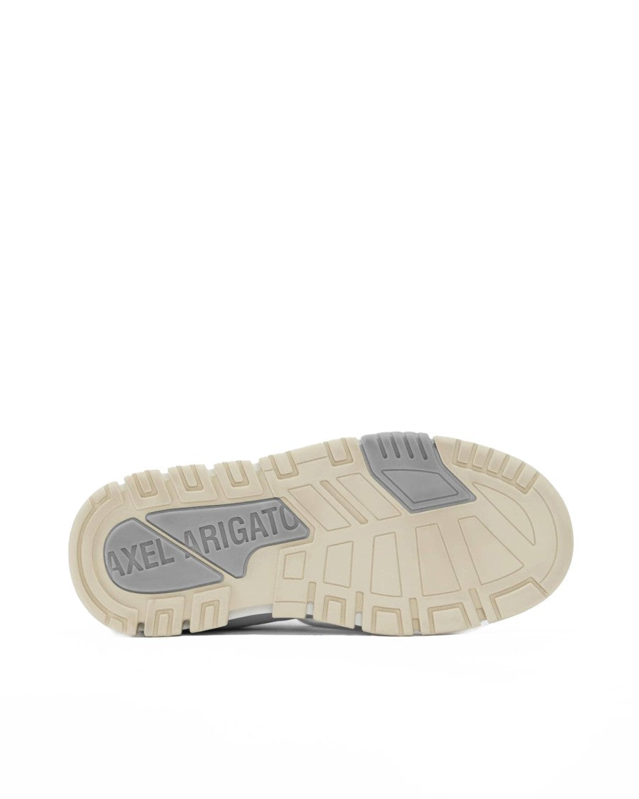 Axel Arigato Area Lo Sneakers In White/Beige/Grey
