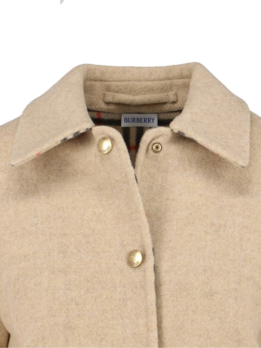 Burberry Virgin Wool Jacket – Beige