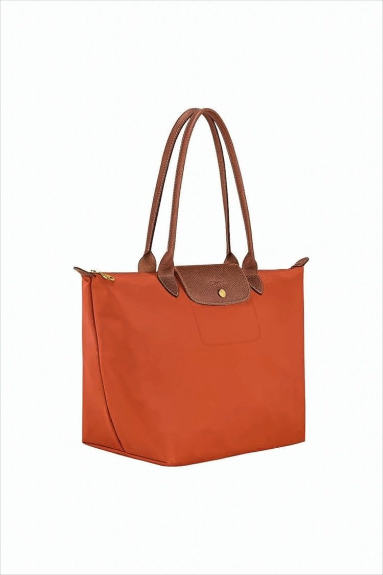 Longchamp Spacious Orange Tote Bag