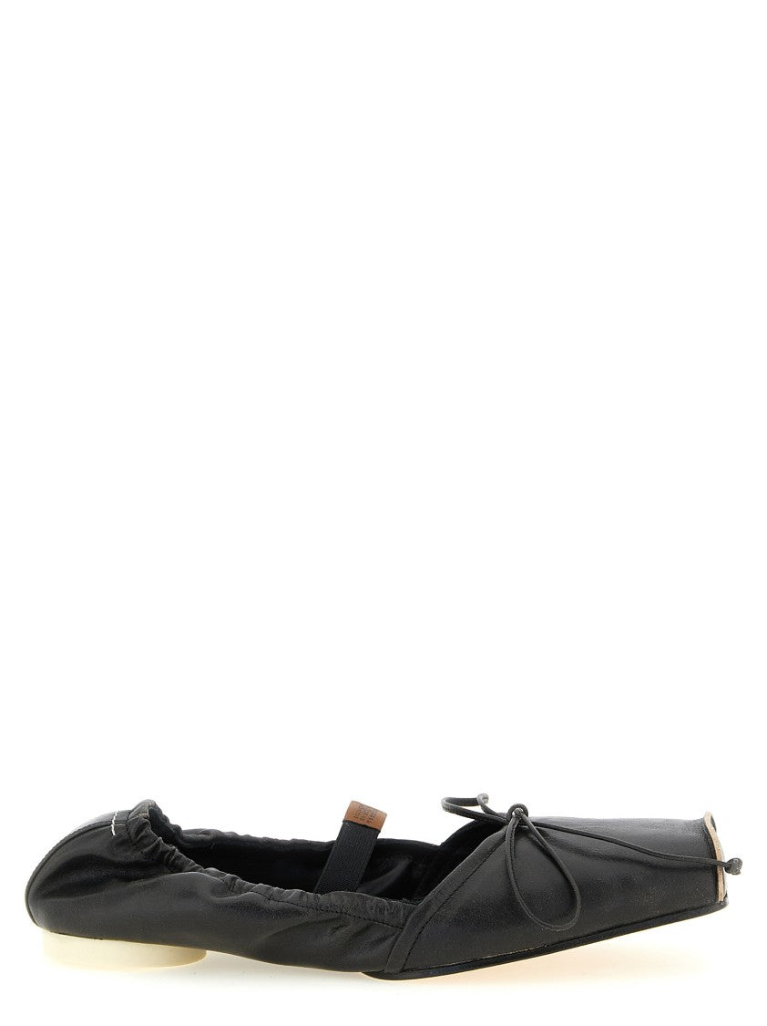 Mm6 By Maison Margiela Square Toe Ballet Flats