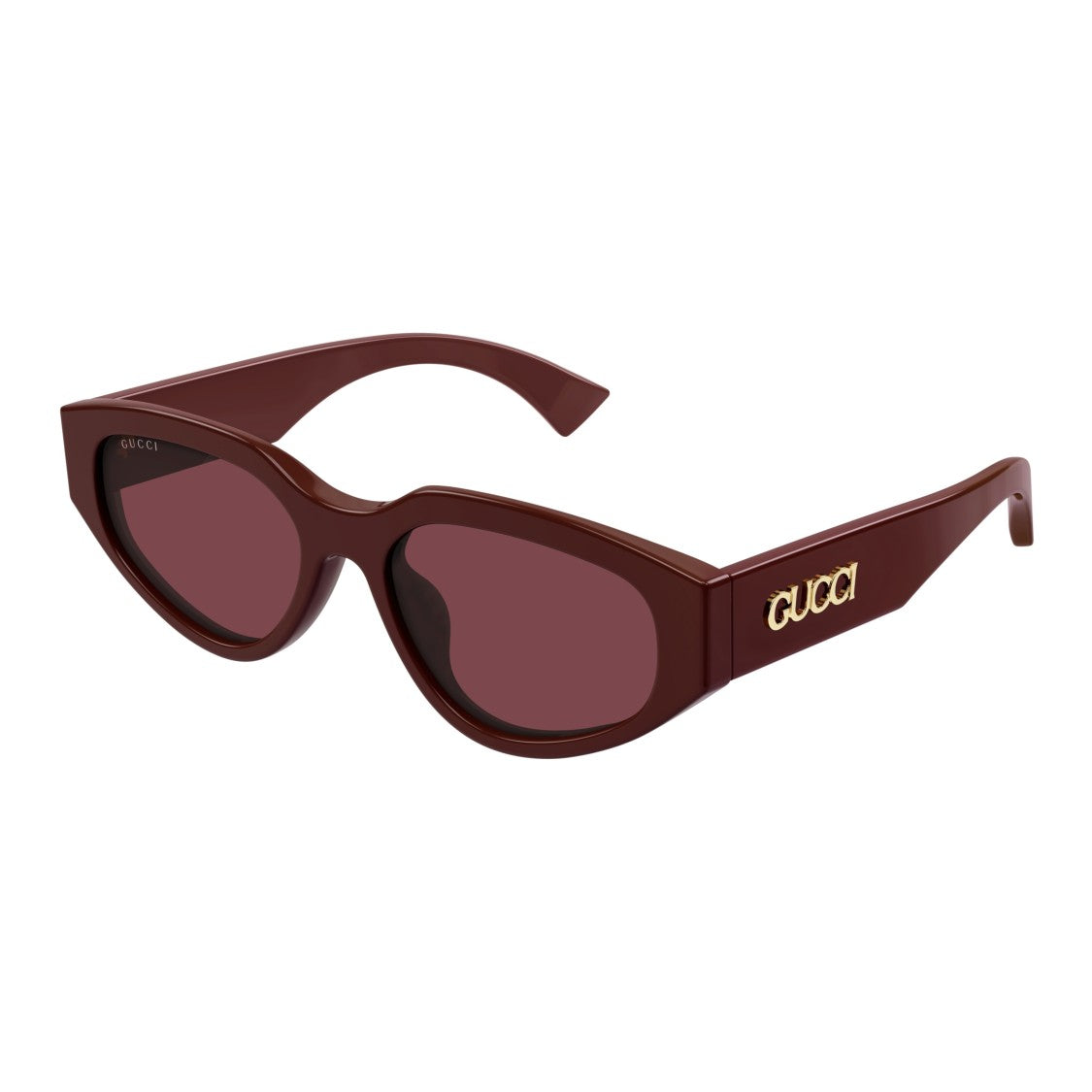 Gucci Gg1845sa Cat-Eye Sunglasses In Deep Burgundy