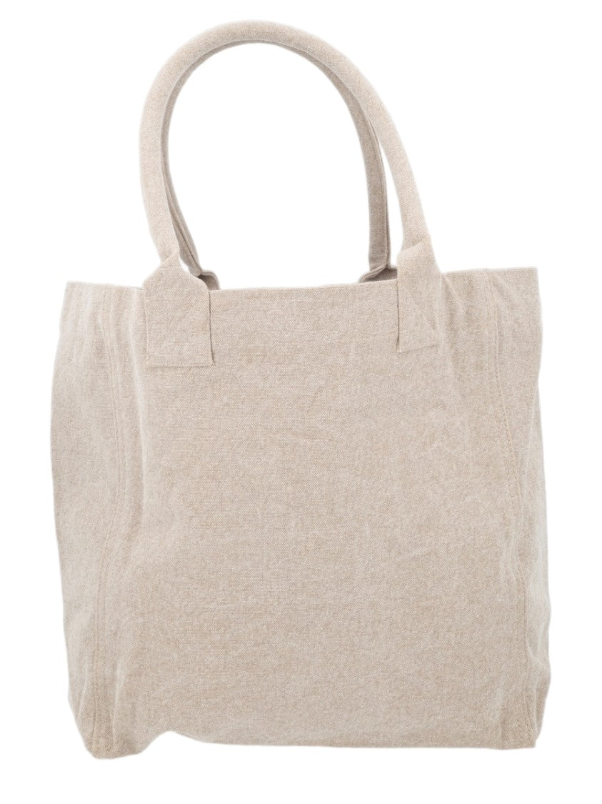 Isabel Marant Cotton Tote Bag With Subtle Logo And Minimalist Design