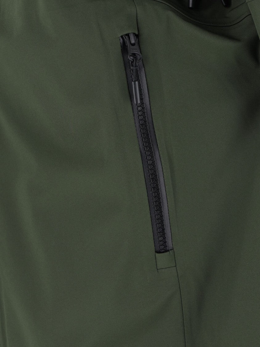 Canada Goose Olive Green Minimalist Jacket With Adjustable Cuffs
