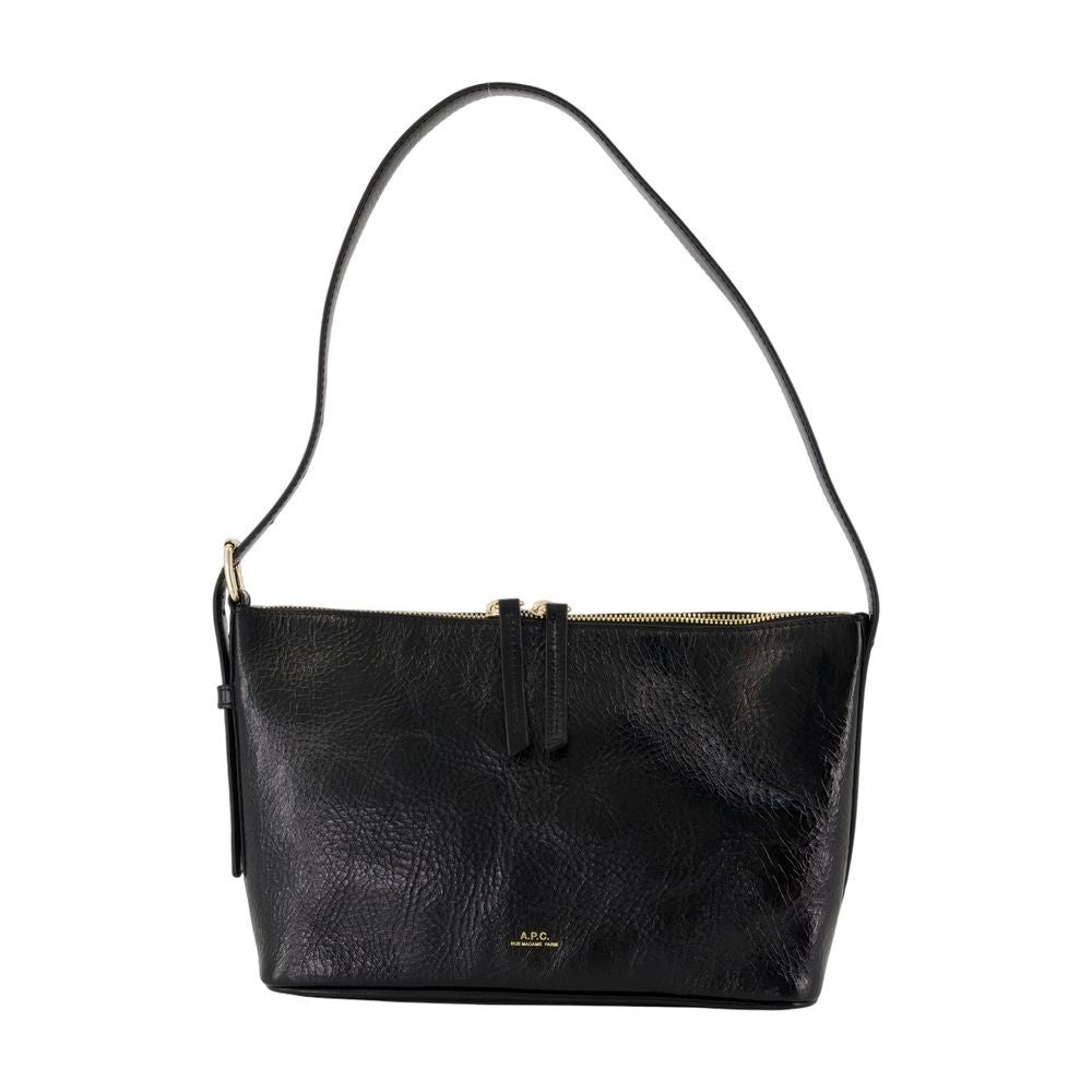 A.P.C. Vera Shoulder Bag - Leather - Black