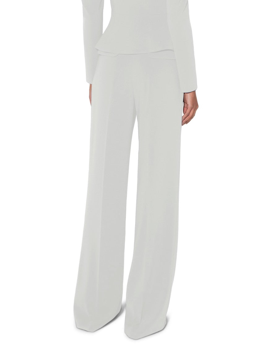 Elisabetta Franchi High-Waisted Wide-Leg Trousers With Tailored Fit And Buckle Detail