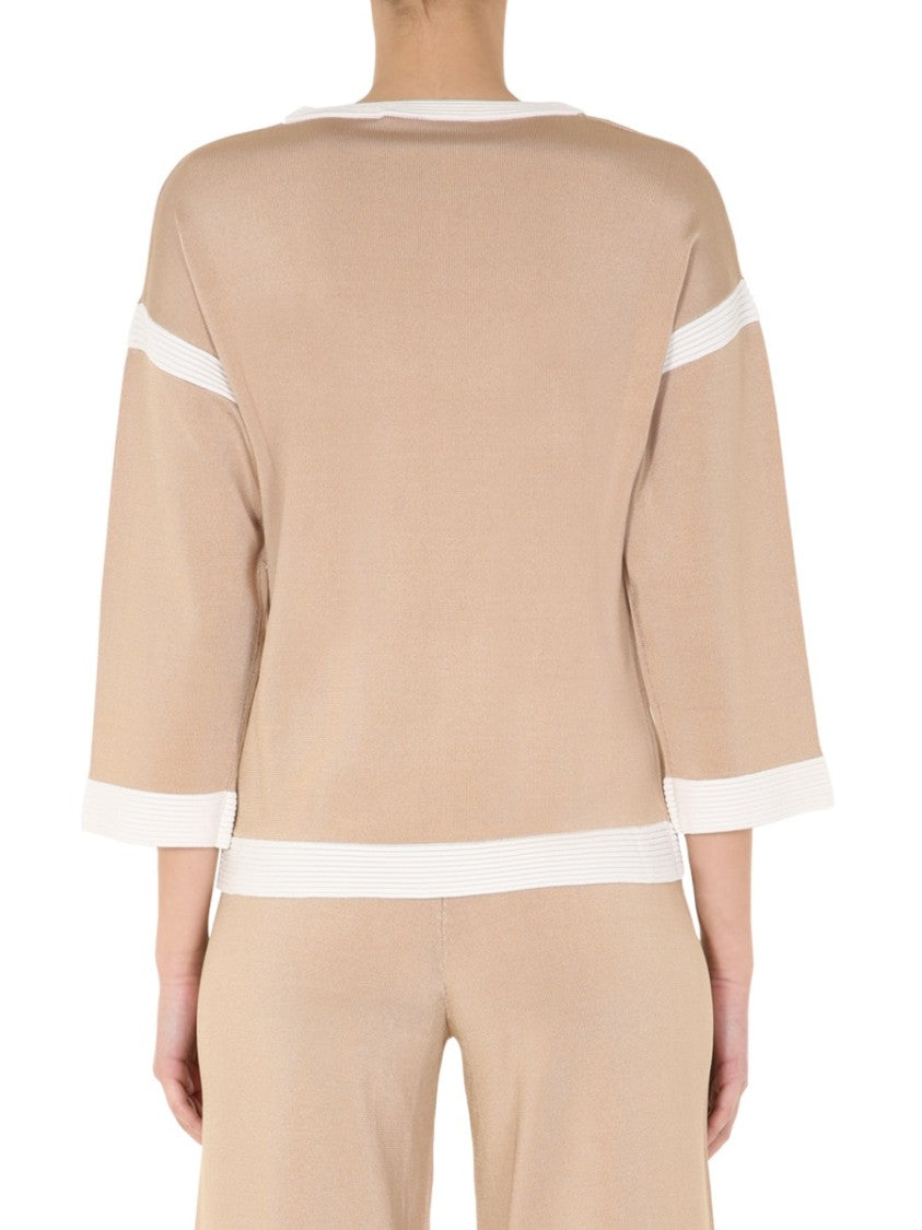 Boutique Moschino Round Neck Knit Sweater