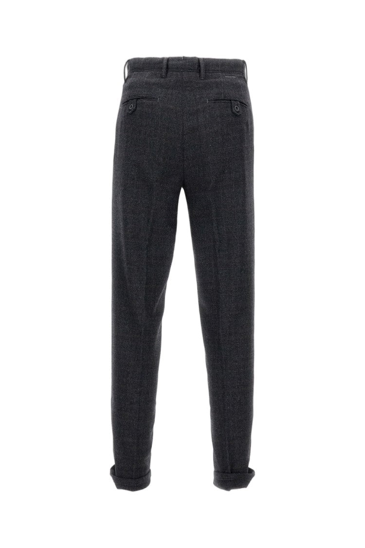 Incotex Tapered Leg Wool Blend Trousers With Multi-Pocket Design