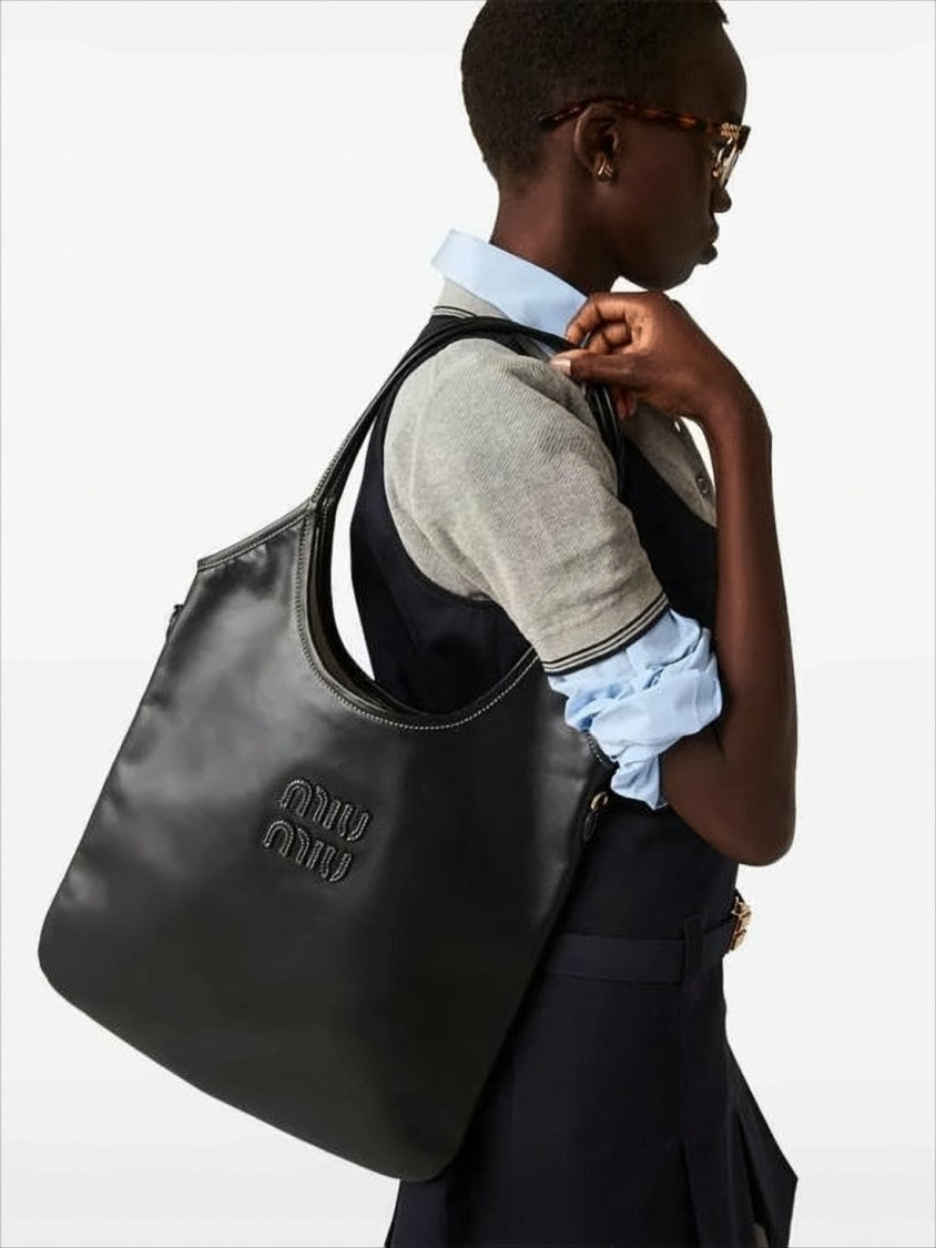 Miu Miu Calf Leather Shoulder Bag