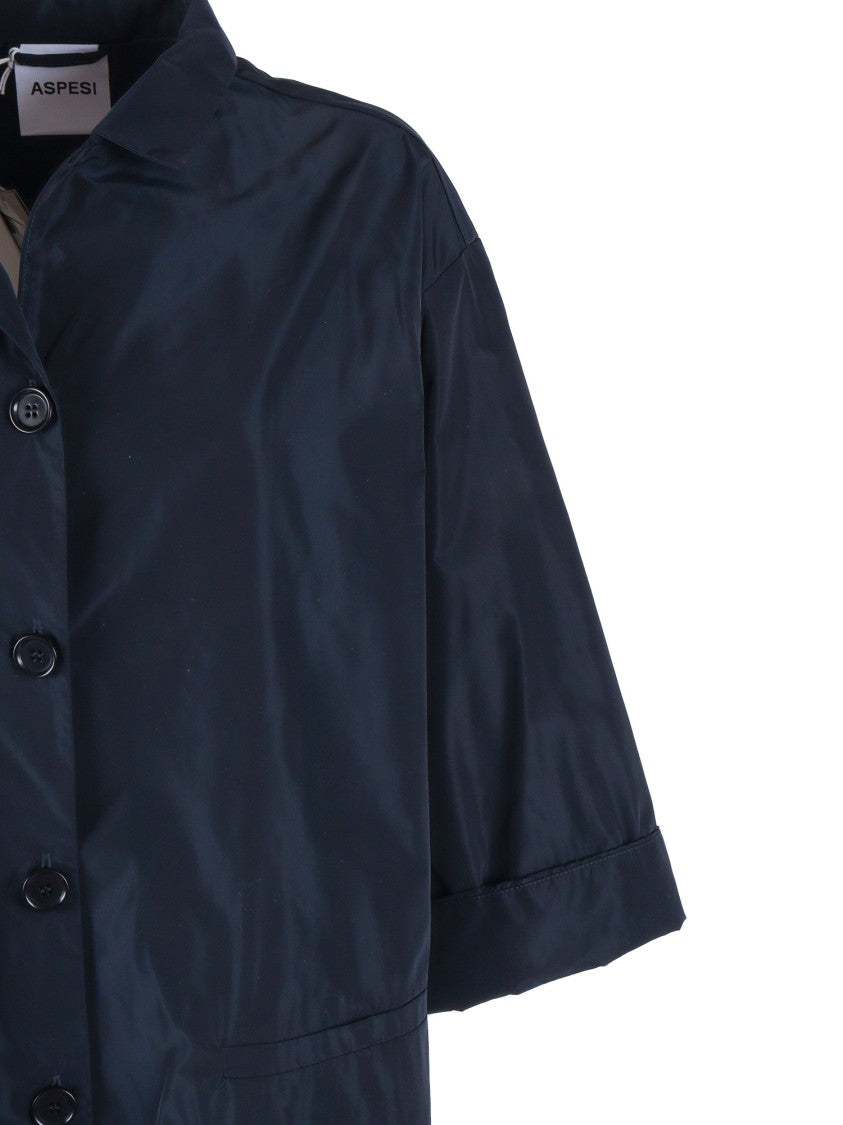 Aspesi Short Loose Fitting Overcoat