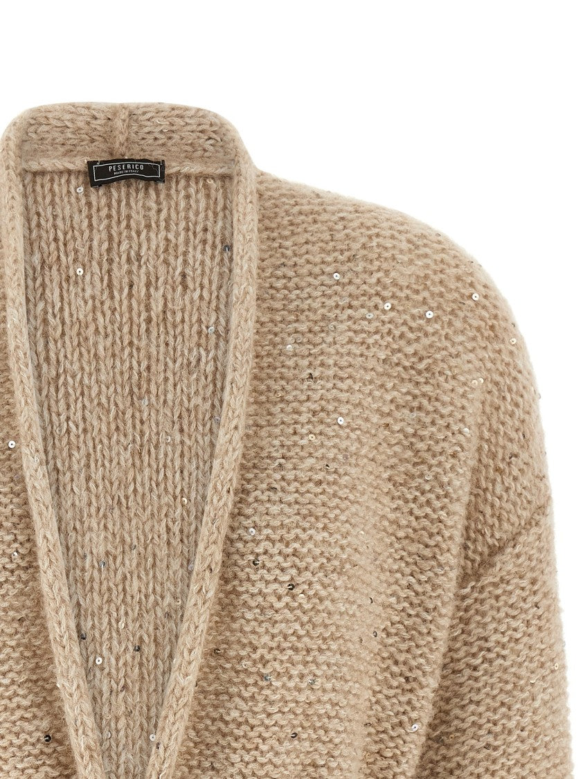 Peserico Mouliné Yarn Cardigan