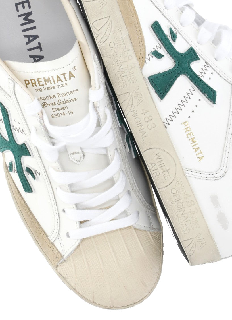 Prmt Ivory Steven 8043 Suede-Blend Sneakers