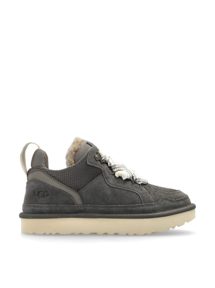 Ugg Dense Smoke Lowmel Breathable Mesh Suede Sneakers