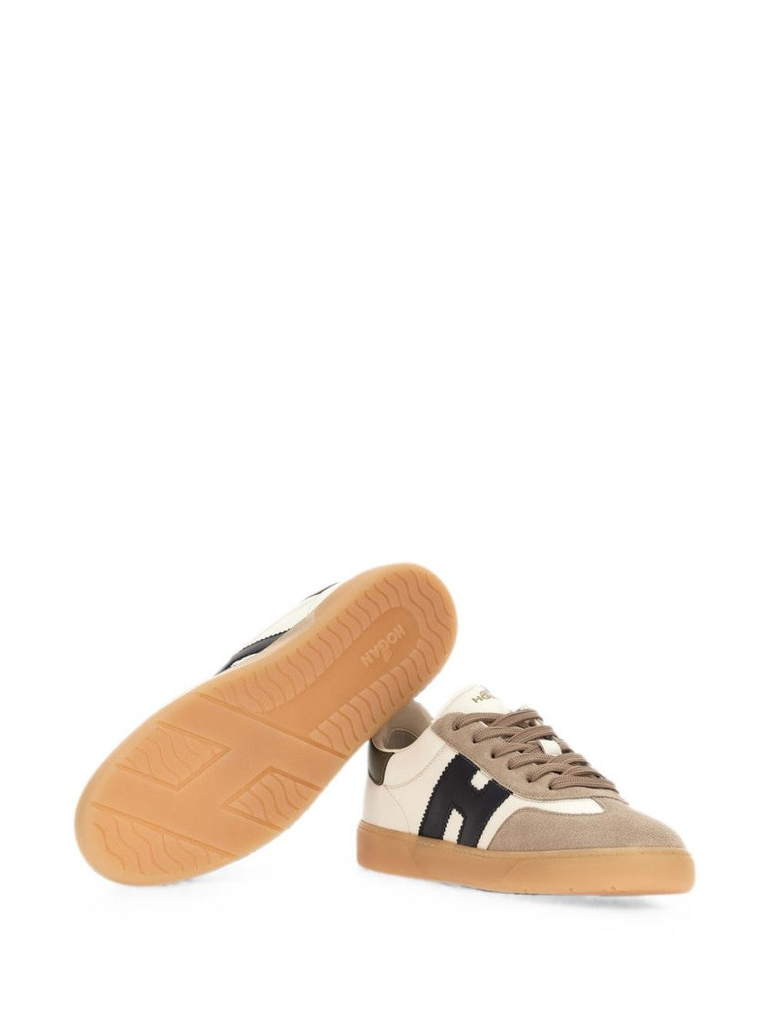 Hogan Multicolor Casual Zigzag-Edged Logo Sneakers