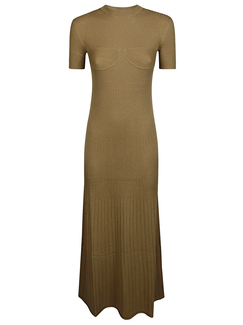 Max Mara Europe Dress Ribbed Cape