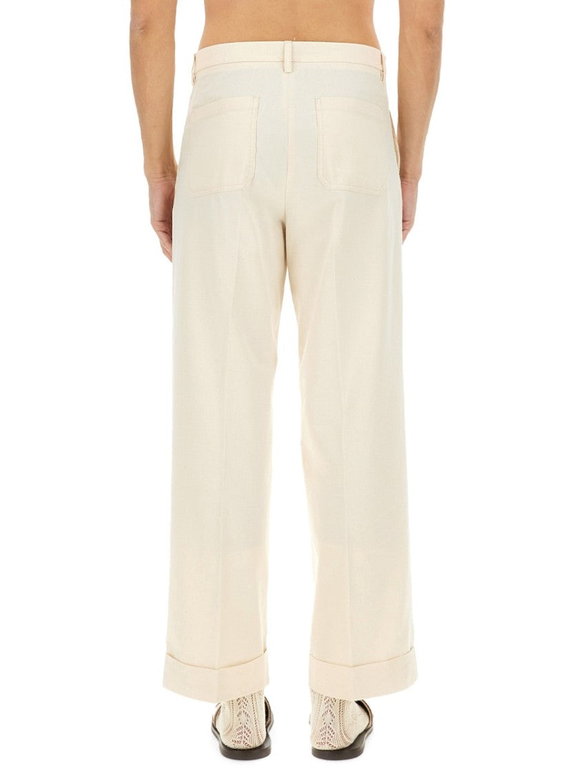 Valentino High-Waisted Pants With Stylish Lapels