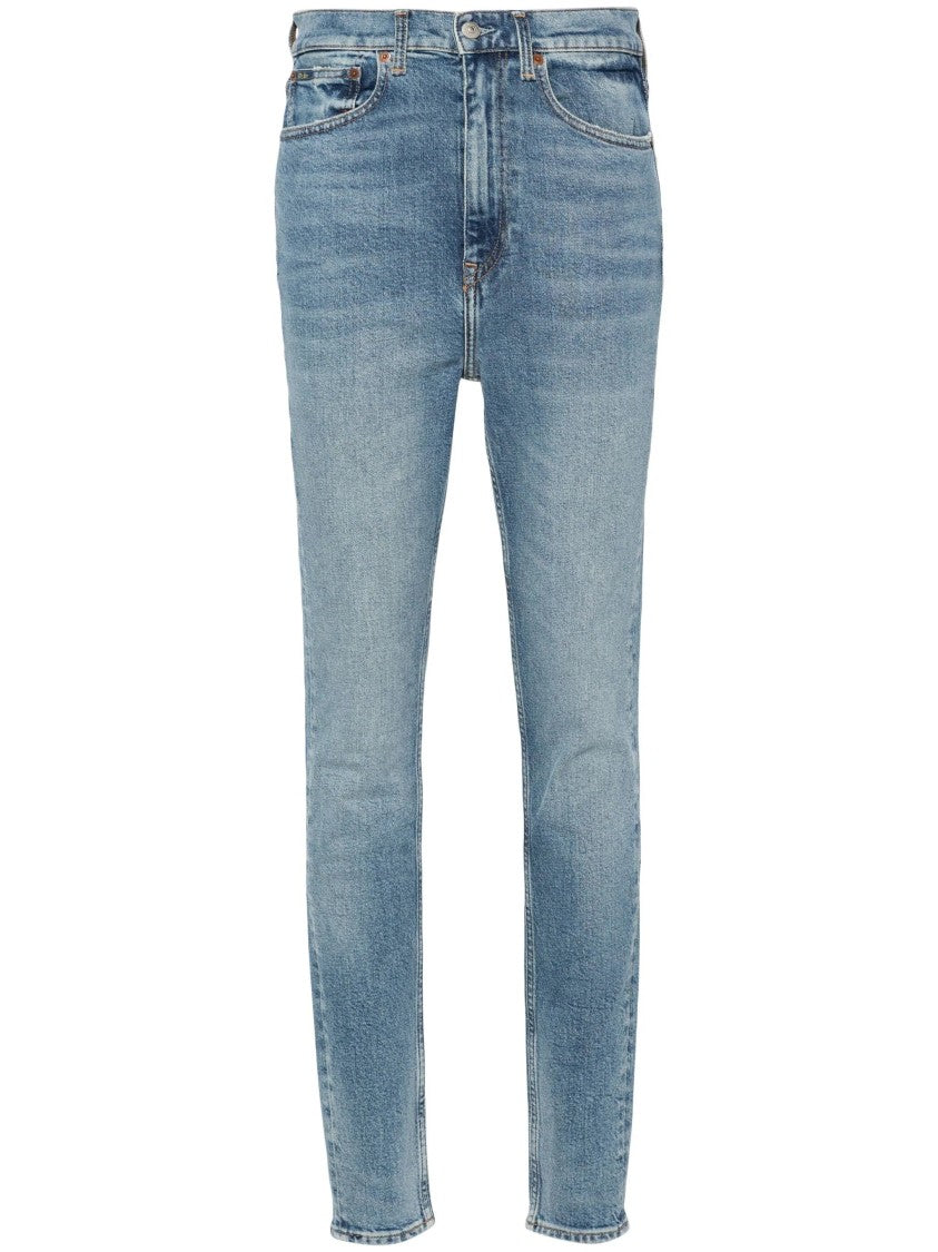 Polo Ralph Lauren High-Rise Skinny Jeans With Classic Five-Pocket Design